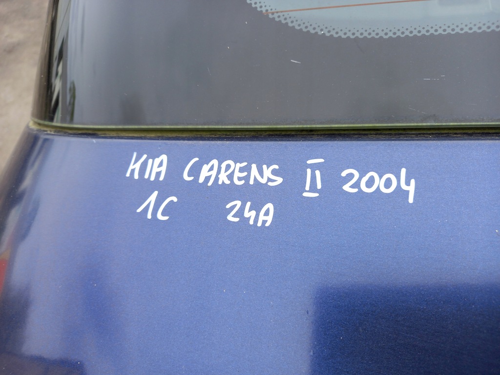 фото №15, Kia carens ii кришка багажника багажника 1c