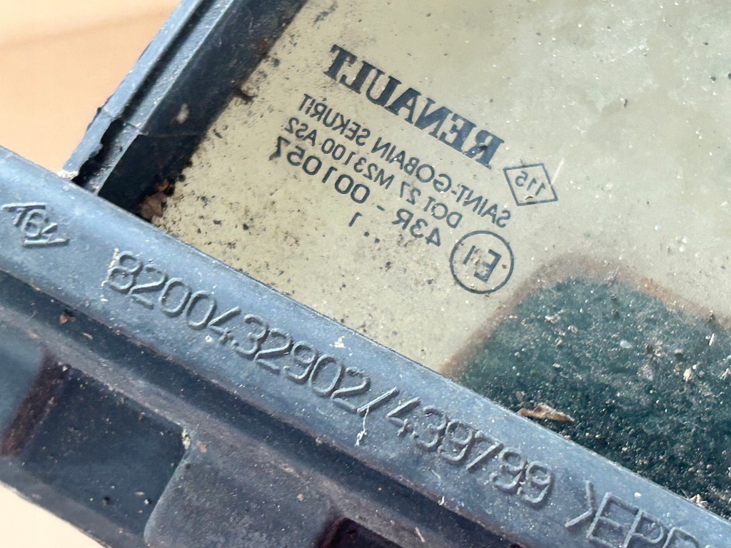 фото №5, Скло двері права правий задня renault clio iii 8200432902