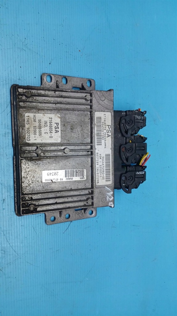 фото №1, Citroen xsara 1.8 бортовой компьютер 9645027280