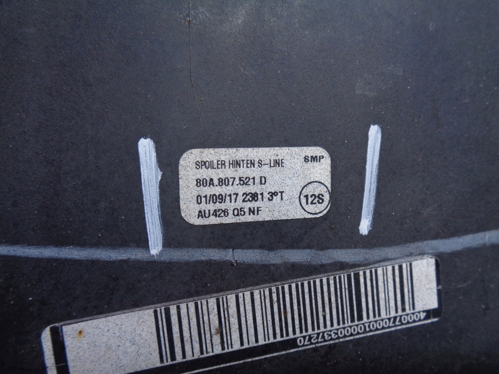 Накладка бампера задняя audi q5 80a 16- s-line с Разборки