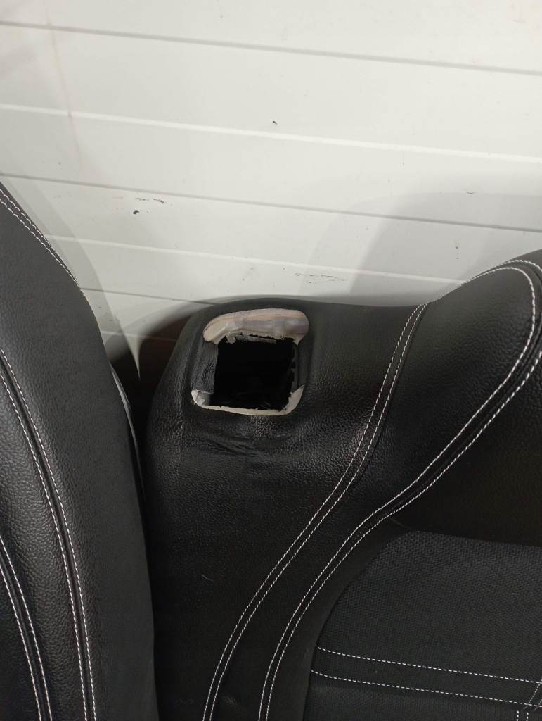 фото №8, Mercedes gla w156 сиденья сиденья заднее сиденье подогрев полукожа