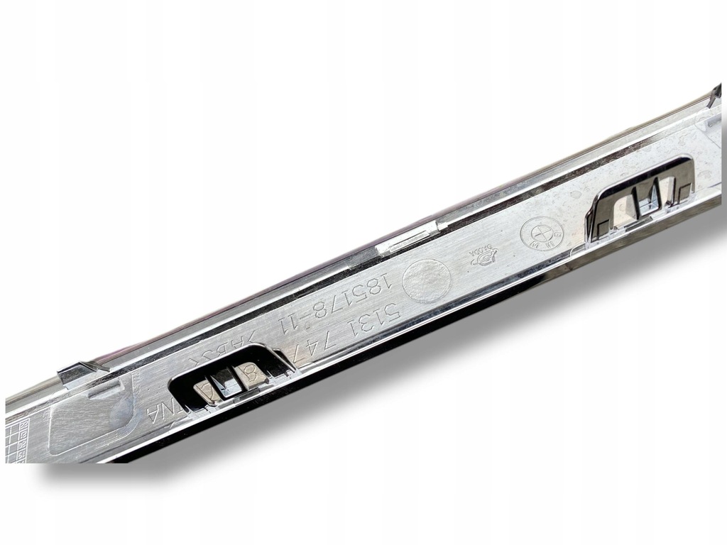 фото №6, Bmw 2 f46 молдинг бампера задняя хром 7477981 оригинал $j