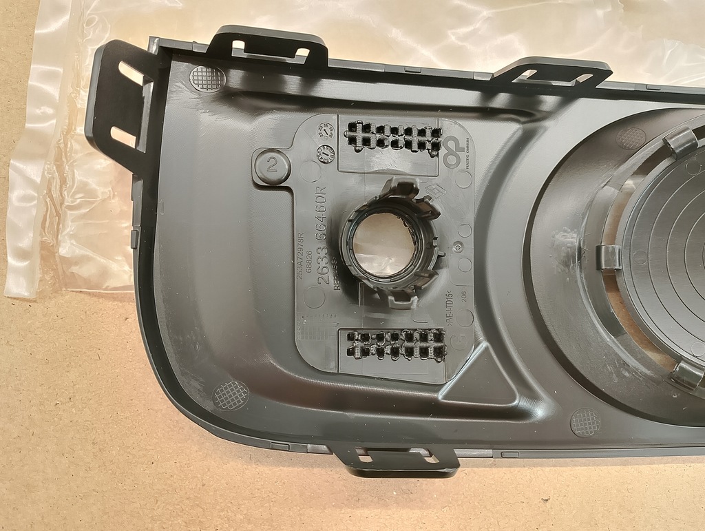 фото №7, Renault master iii lift od 2020 roku решётка левая бампера заглушка противотуманная фара