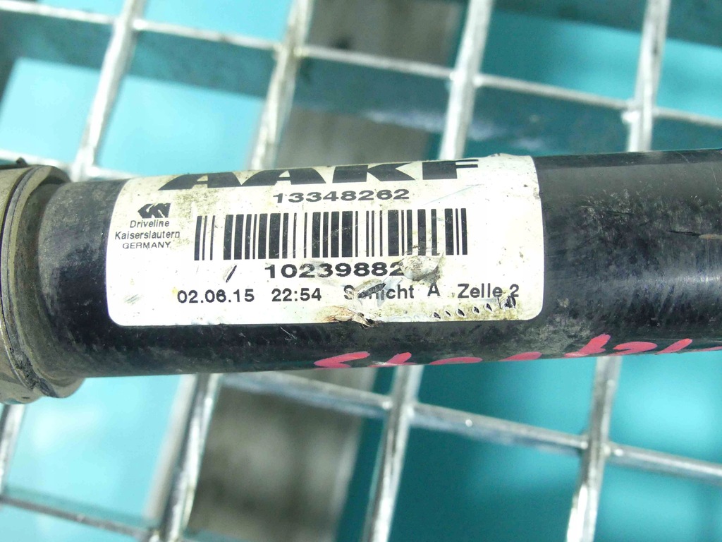 фото №6, Привідний вал права opel zafira c tourer 2.0 cdti