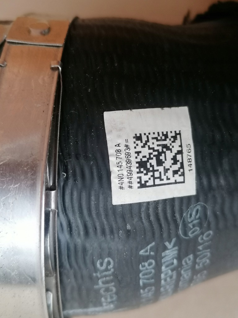 фото №2, Audi a8 4n0 труба wąż інтеркулер