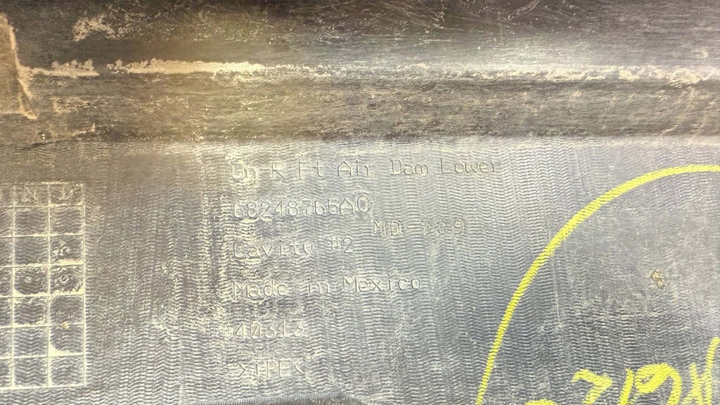 фото №12, Молдинг накладка-спойлер бампера передній jeep compass ii 2017 оригінал