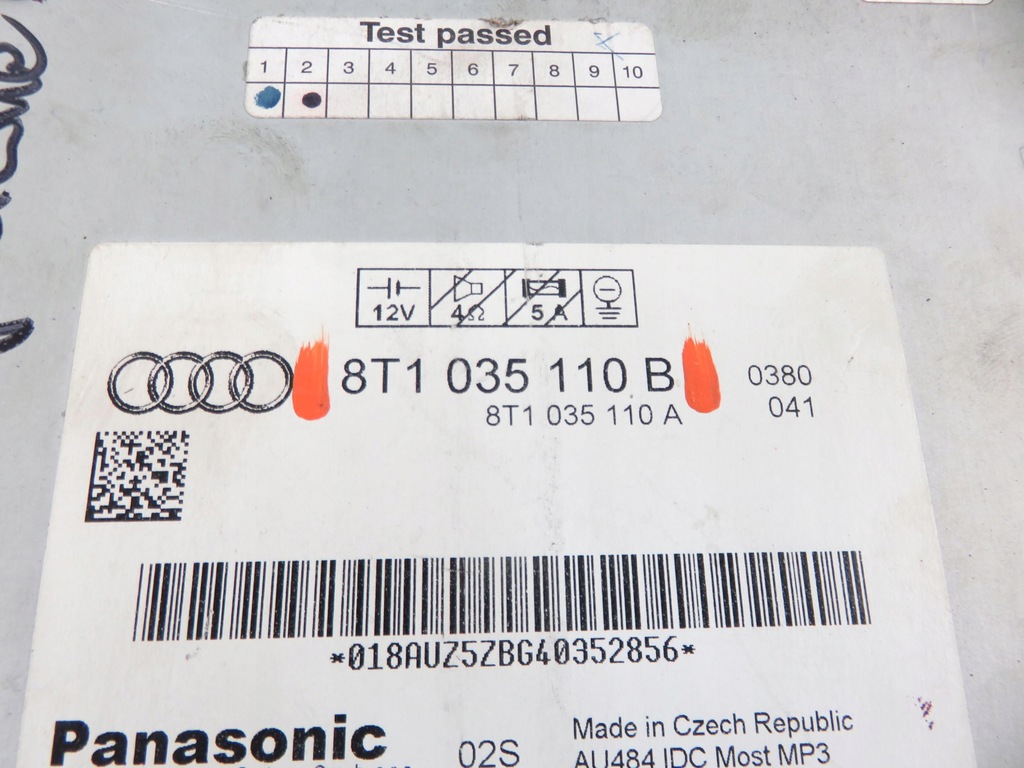 фото №5, Чейнджер cd audi a5 8t3 8t1035110b