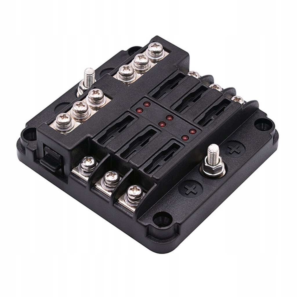 фото №12, Коробка роз'єм корпус запобіжників 6 половина з запобіжник етикетка гвинт