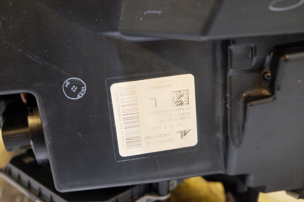 фото №11, Dodge ram 1500 2019- фара лампа mid led black ліва usa