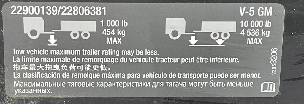 Купить O2 cadillac escalade iv 2014 - балка бампера задний  фаркоп  задняя 22900139
