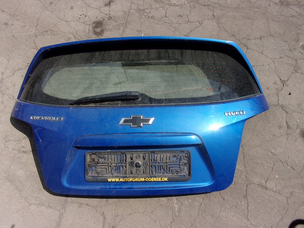 фото №1, Chevrolet aveo t300 крышка багажника задняя комплектная