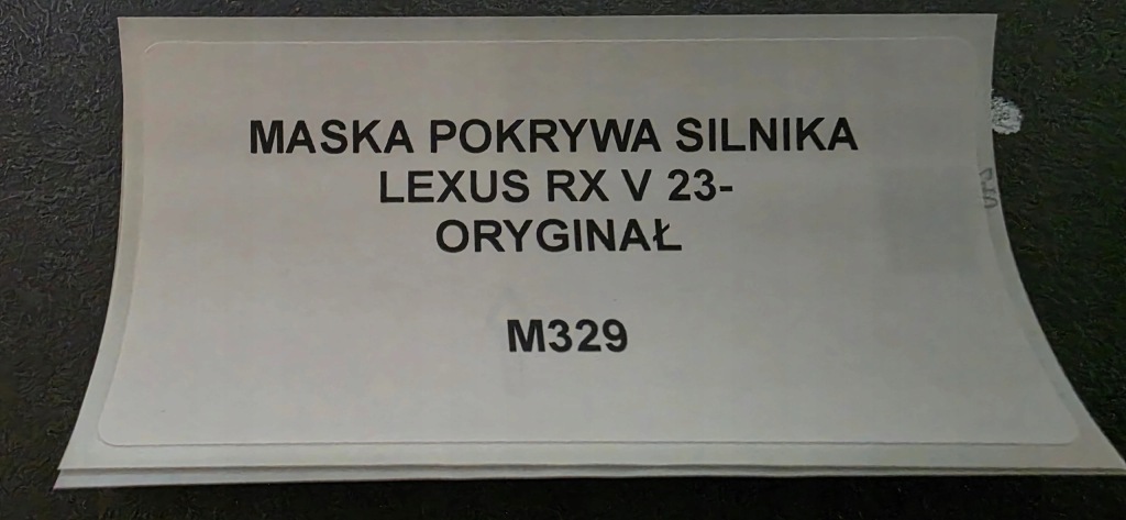 Капот кришка двигуна lexus rx v 23- оригінал Недорого