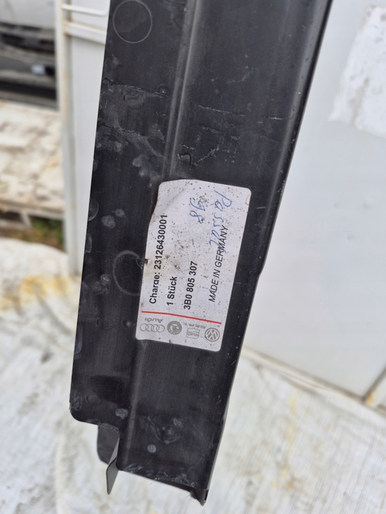 Vw passat b5 кронштейн усилитель боковой поперечина передний лист 3b0805307 с Разборки