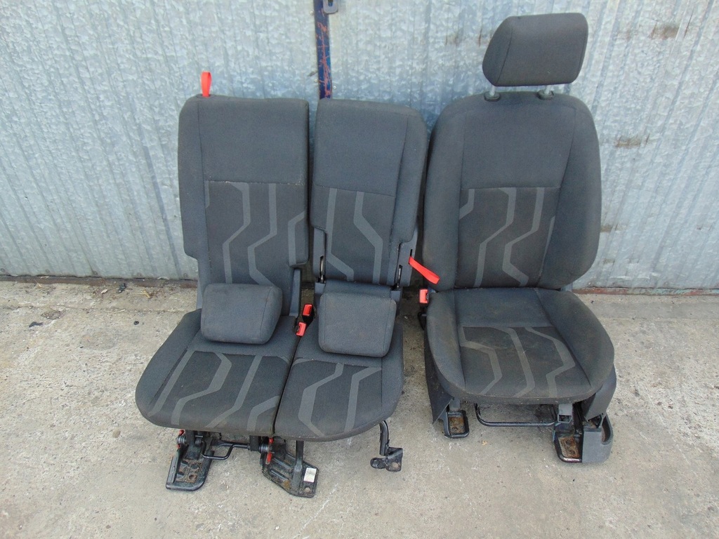 фото №1, Сидіння сидіння перед ford connect mk2 2+1 підголівники