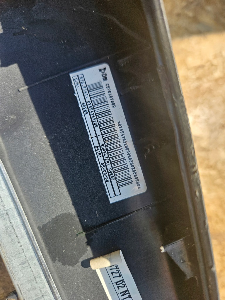 фото №14, Подушка air bag pas безопасности fiat qubo europa датчик 1360902080