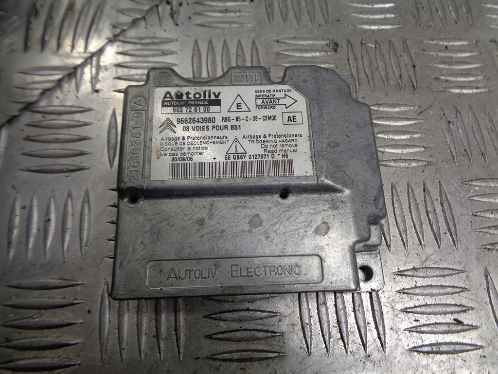 фото №1, Модуль подушка безпеки citroen c4 9662643980