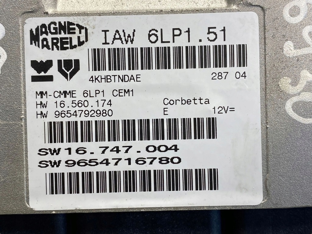 фото №7, Peugeot 307 2005 блок керування / модуль ecu