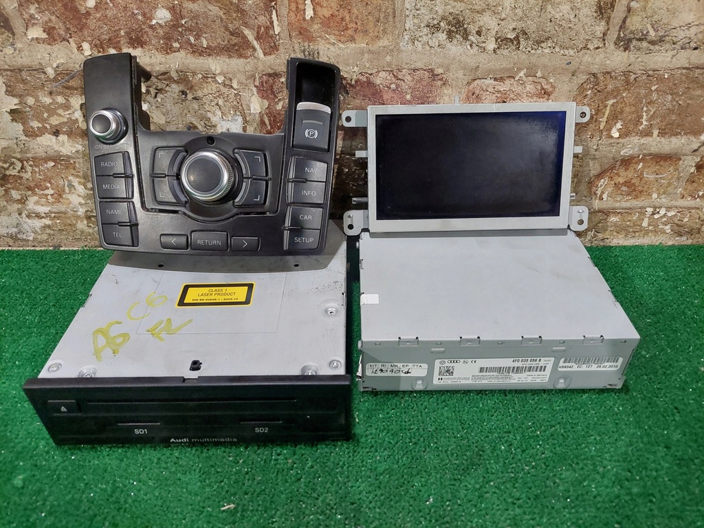 фото №1, Модуль тюнер радио навигации mmi дисплей 4e0035652a 4l0919604 4f2919611h