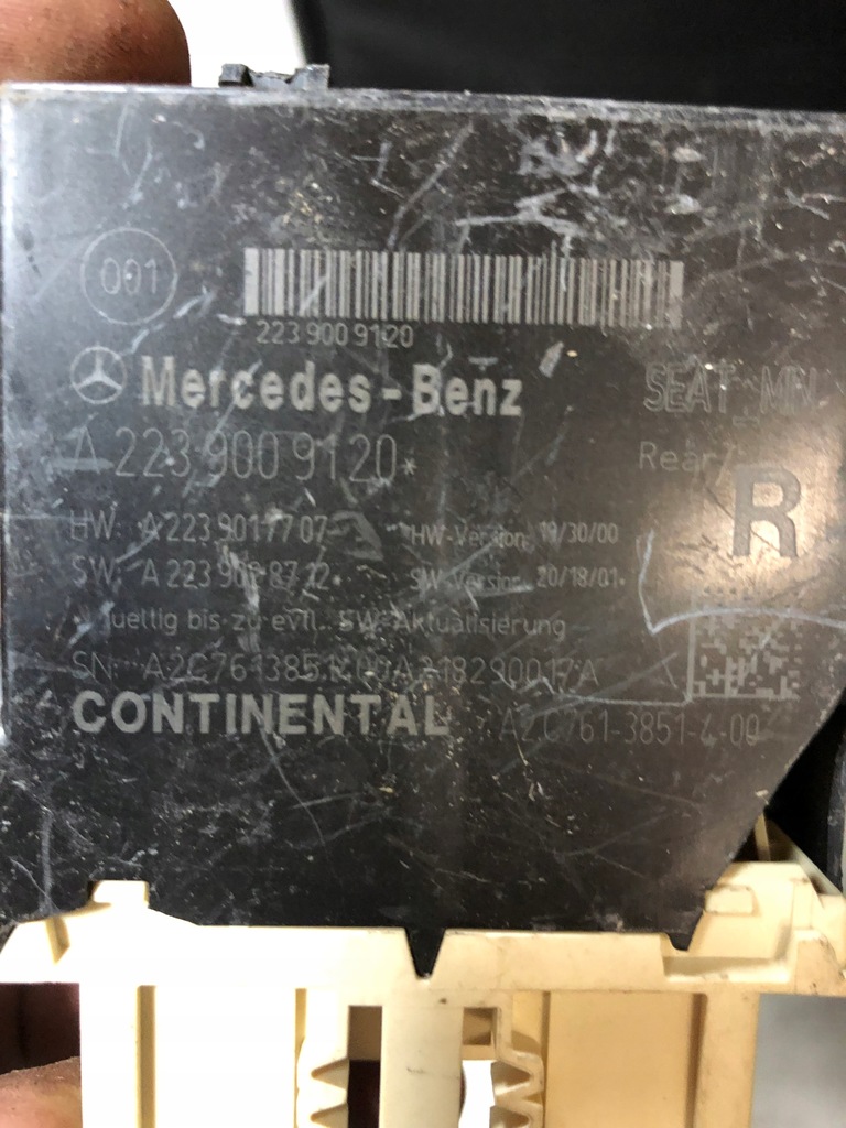 фото №7, Mercedes w223 модуль подушка безпеки 2239009120