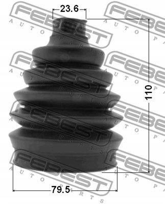 фото №2, Защита шарнир febest 1417p-nactr