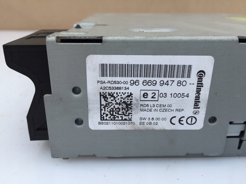 фото №3, Citroen c4 ii b7 радиопроигрыватель cd 9666994780