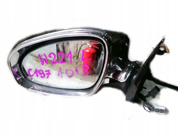 фото №1, Mercedes s w221 05-13r - зеркало наружное левая 10+8pin