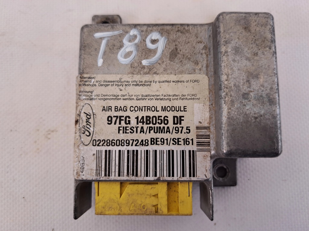 фото №1, Ford puma fiesta 97fg14b056 блок керування подушка безпеки