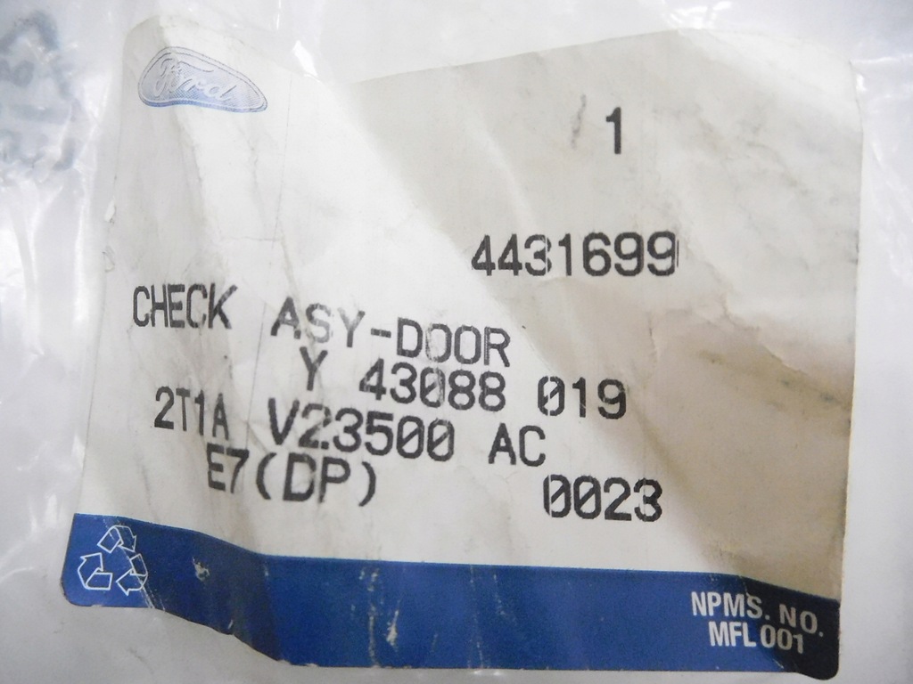 фото №8, Ограничитель дверь передних ford tourneo transit оригинальный номер 4431699