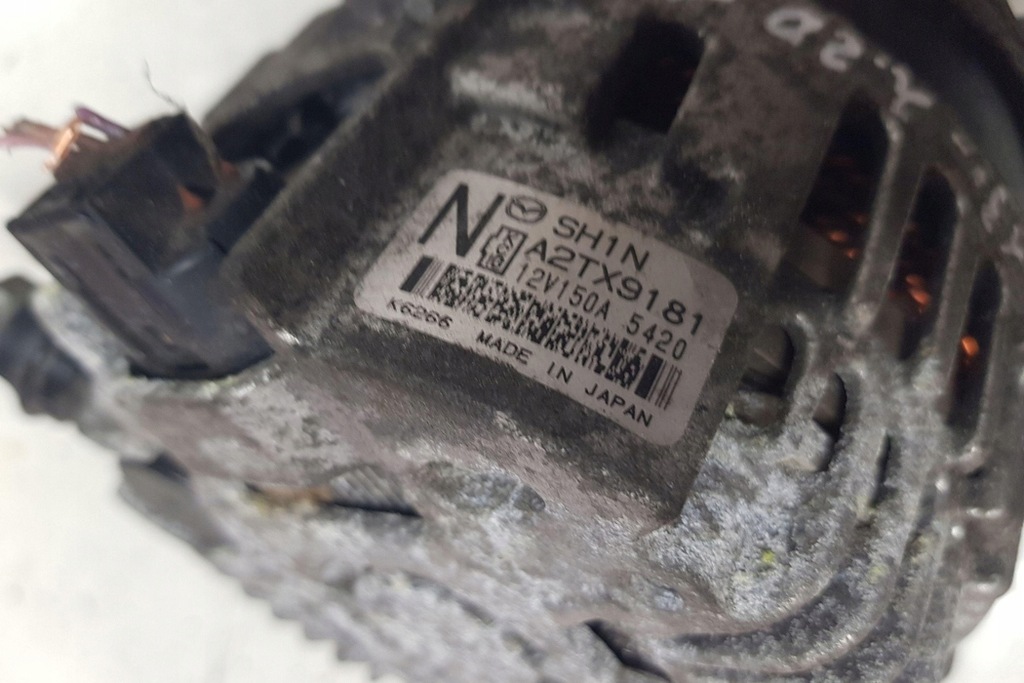 фото №8, Генератор mazda 6 sedan gj, gl a2tx9181 2.2l дизель 110kw 2013