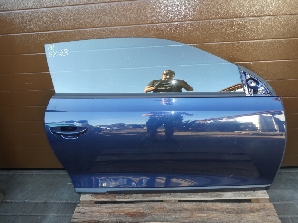 фото №1, Двері праве перед повний vw scirocco niebieskie