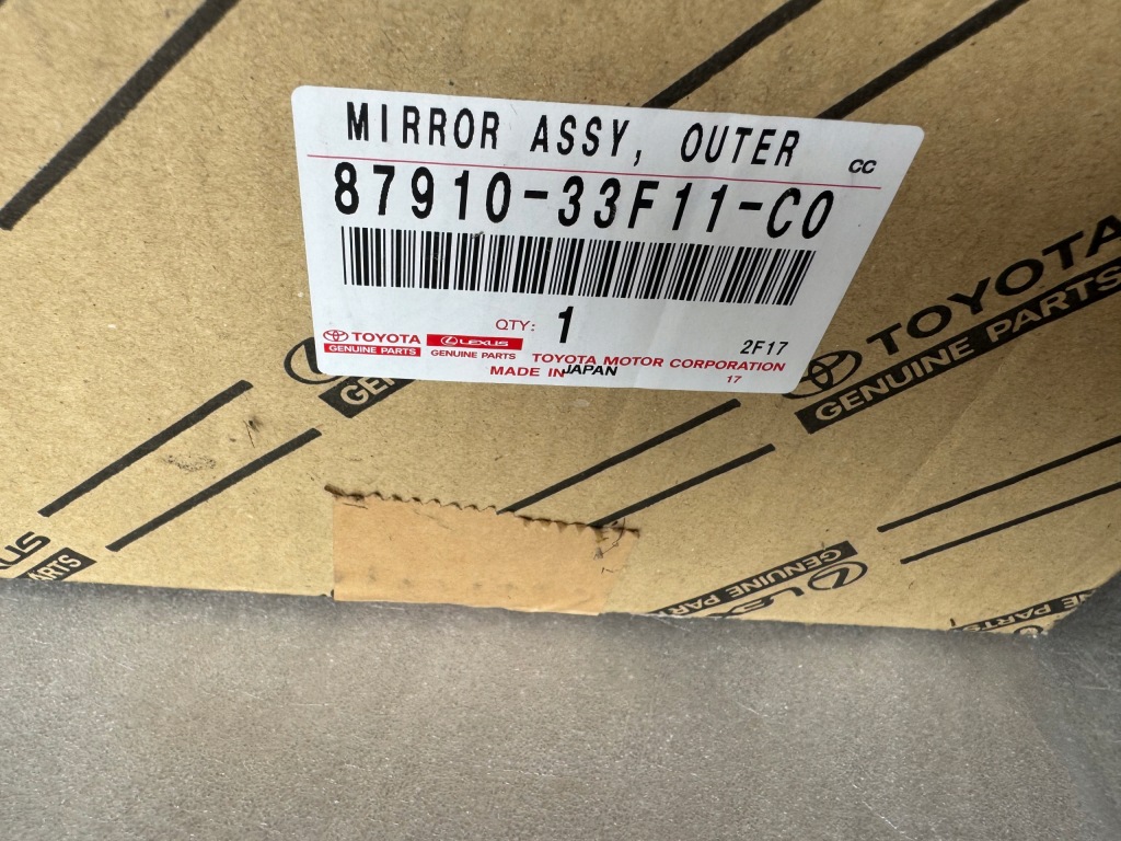 Дзеркало lexus es 2018_ 87910-22f11_c0_prawe 10 pin oryg eu нове! Зі Шроту