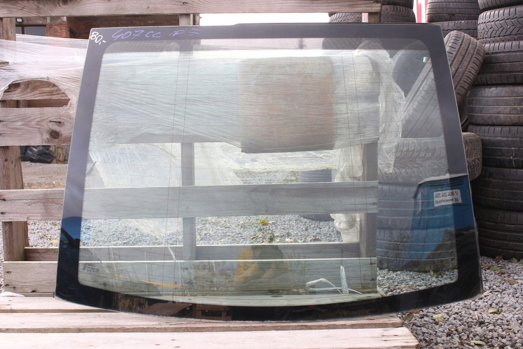 фото №1, Стекло задняя задняя peugeot 407 coupe