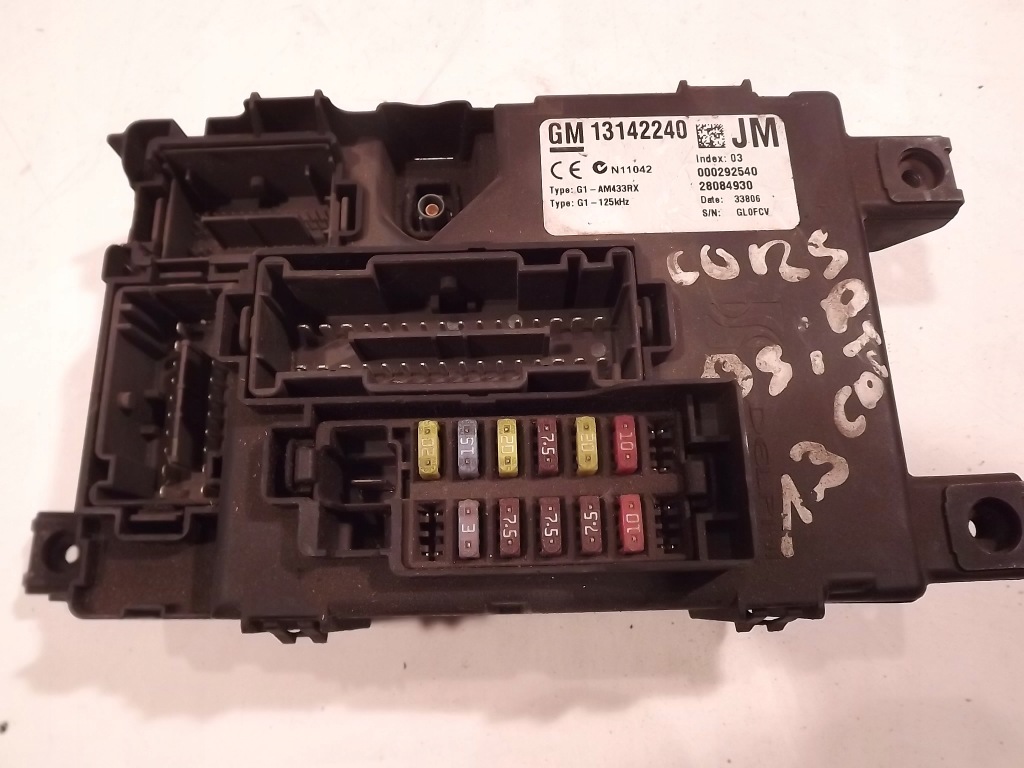 фото №1, Коробка модуль 13142240 jm bsi opel corsa d