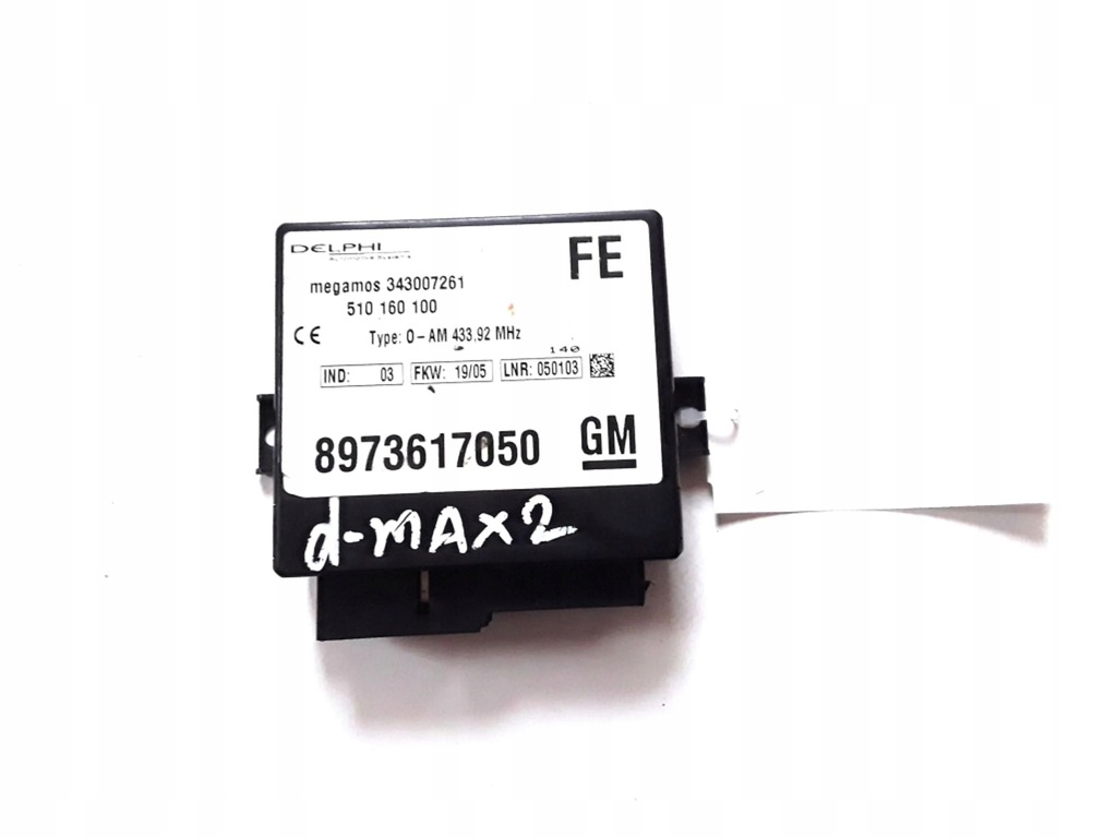 фото №1, 2008 isuzu d-max модуль комфорта 8973617050