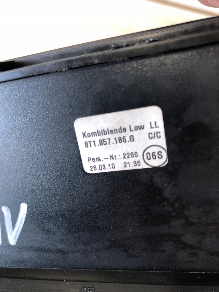 фото №7, Рамка корпус дисплея audi a5 8t1857186g