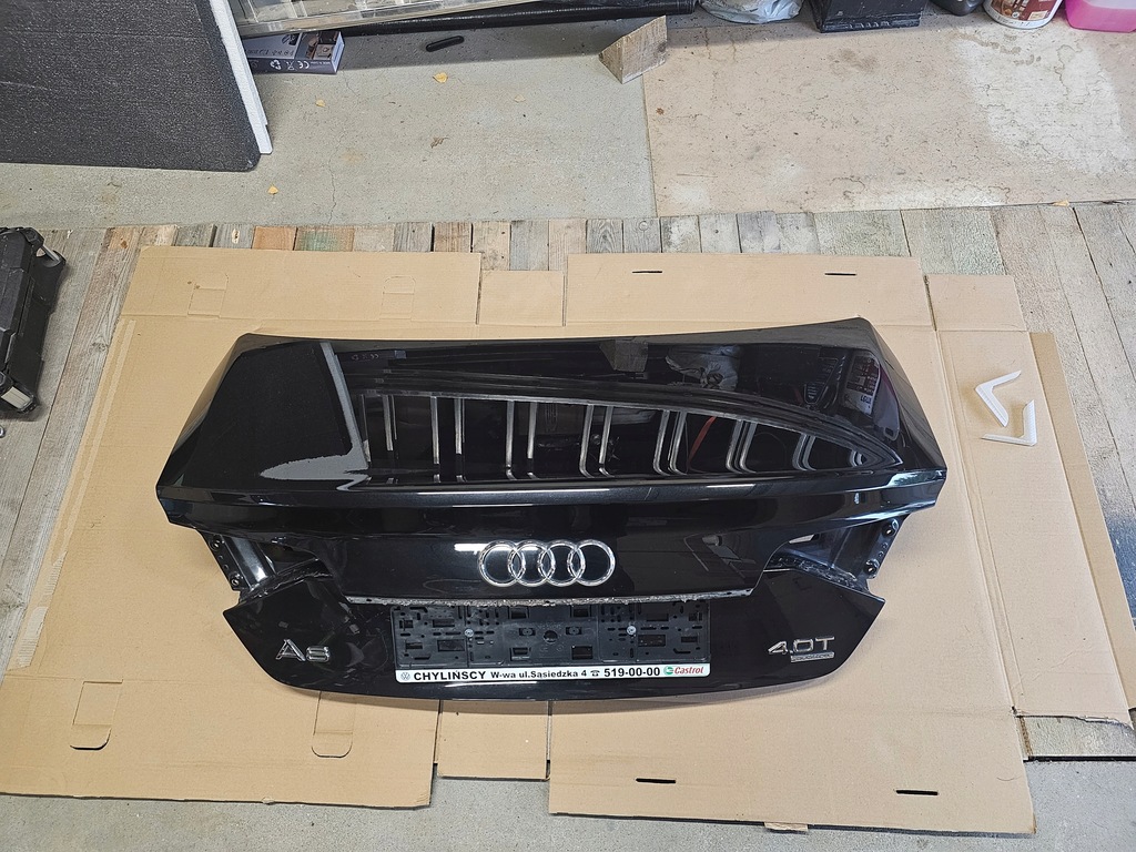 фото №5, Audi a8 d4 lift кришка багажника задня w колір lz9y