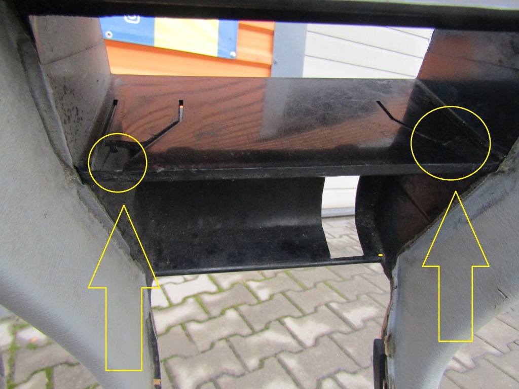 3 mercedes w124 тунель середній szary Доставка