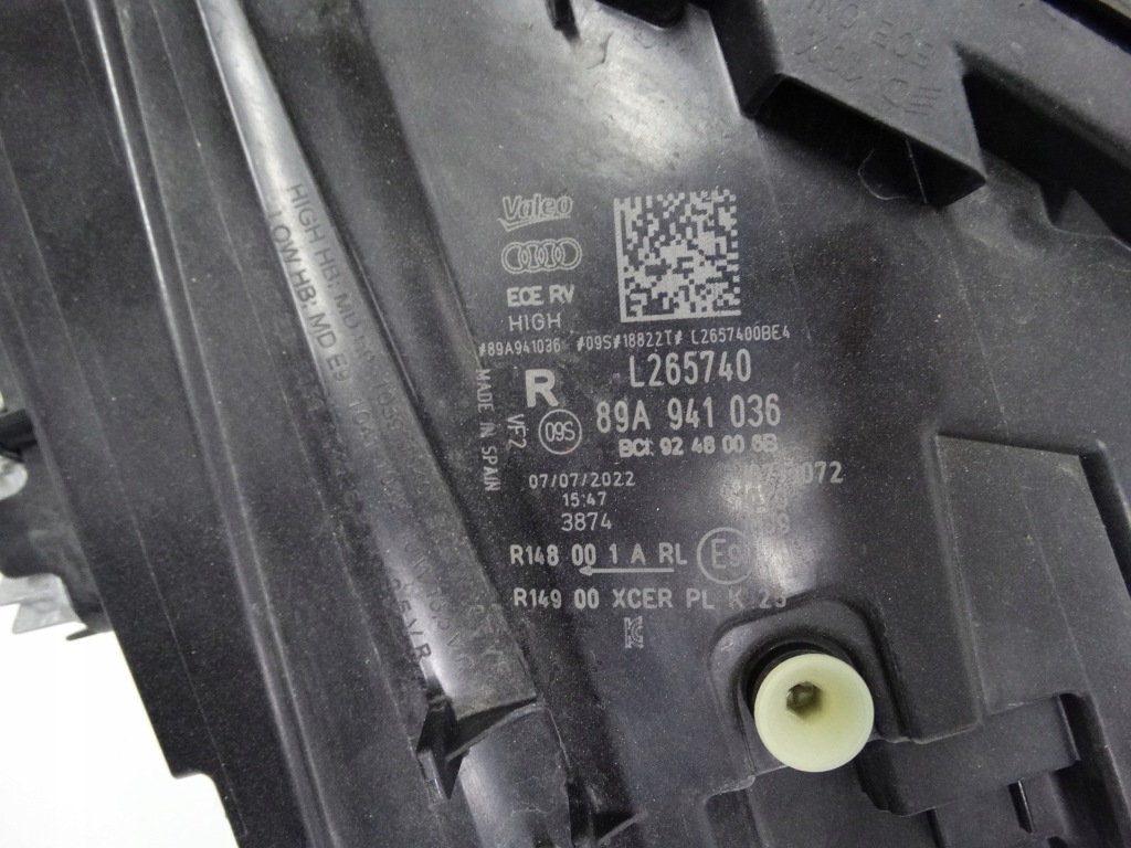 фото №16, Audi q4 e-tron 89a 21- лампа права full led matrix 89a941036 оригінальна