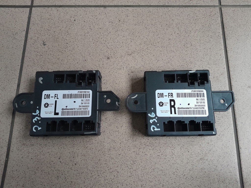 Купить Chrysler pacifica 2017- 3.6 блок управления модуль дверь правая  68316560aa