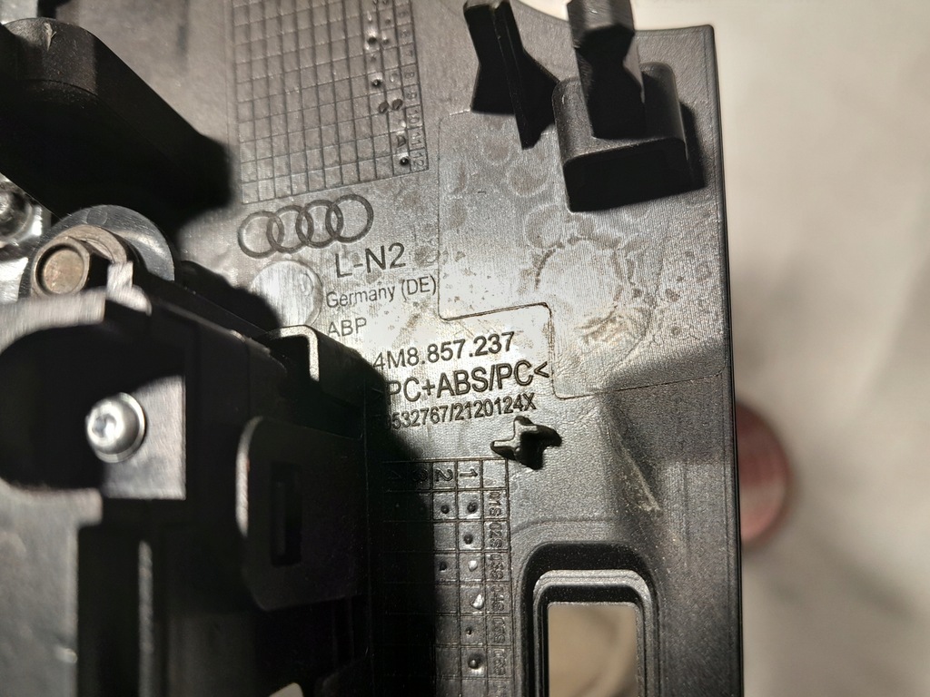 фото №9, Audi q8 4m молдинг dekor консоли переключатель света 4m8857237 4k1941501b