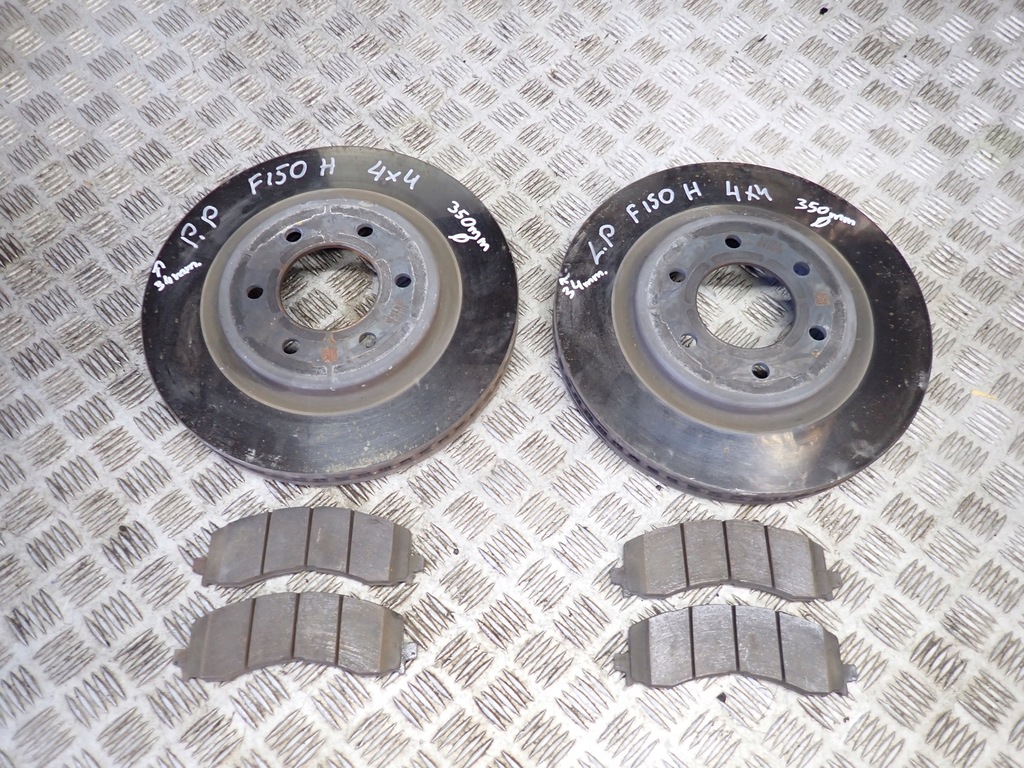 фото №11, Гальмівні диски передні гальмівні колодки пара ford f150 5.0 2021-