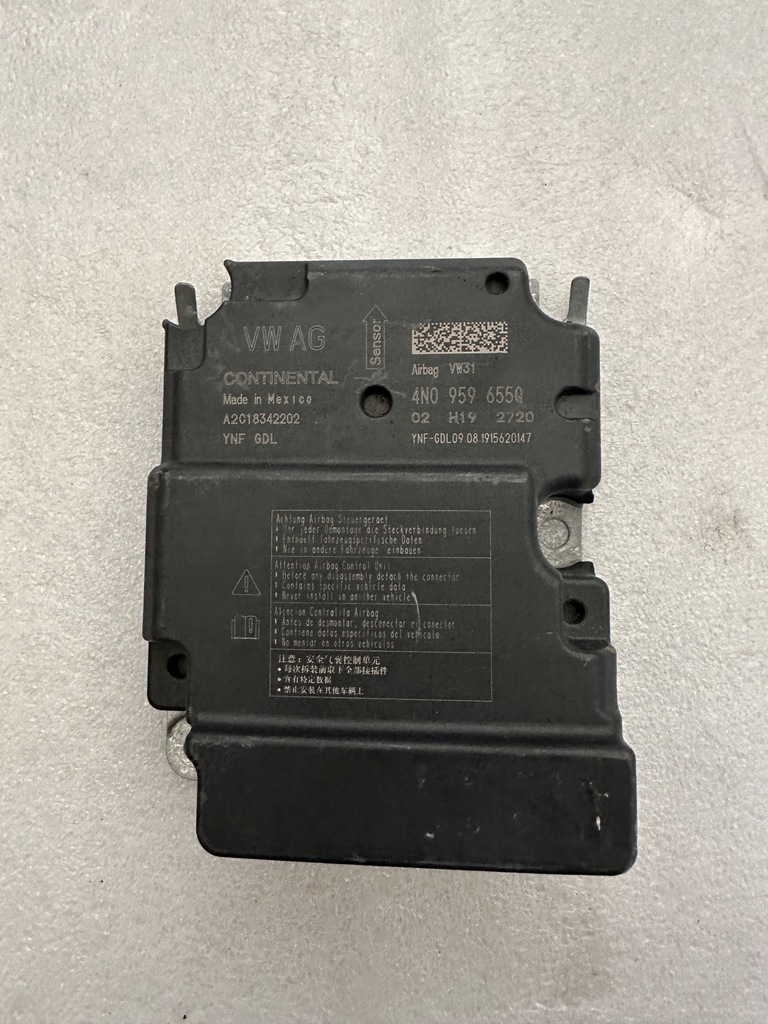 фото №1, Модуль блок керування подушка безпеки audi 4n0959655q