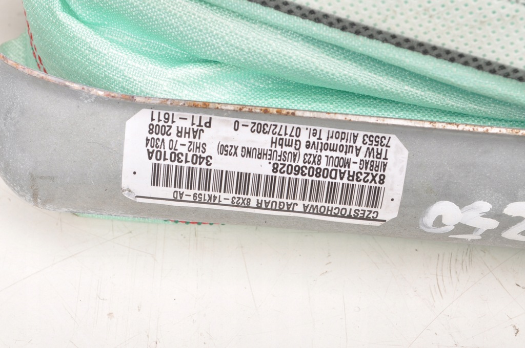 фото №7, Jaguar xf шторка безопасности подушка безопасности правая 8x23-14k159-ad