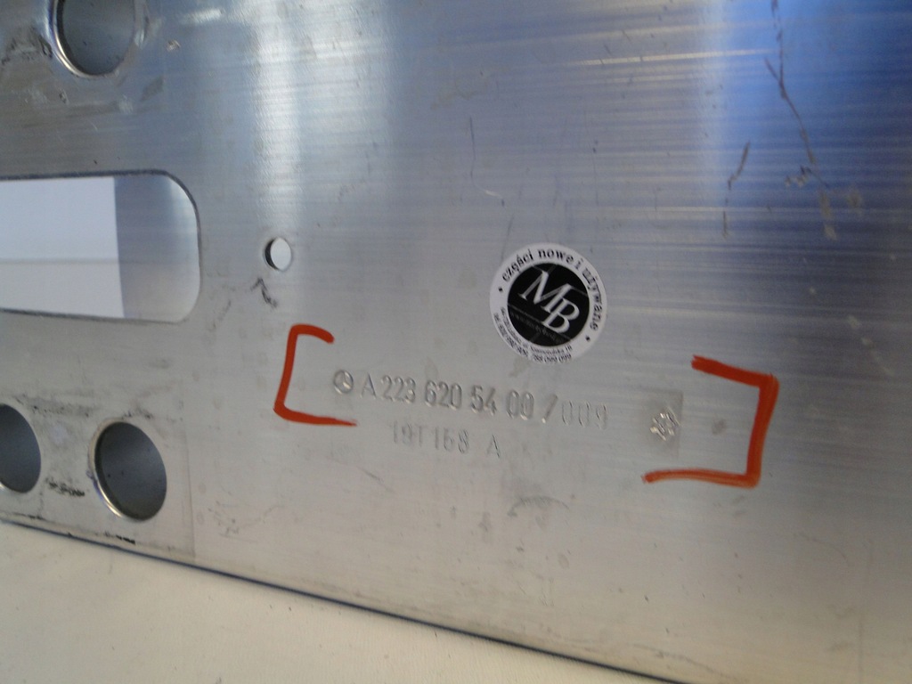 фото №8, Mercedes s klasa w223 223 зона деформации правая