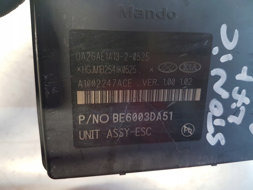 фото №4, Kia stonic lift насос abs 58910-h8950