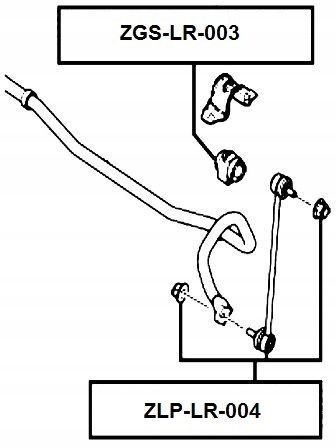фото №2, Резиновый элемент стабилизатора перед land rover freelander 06-