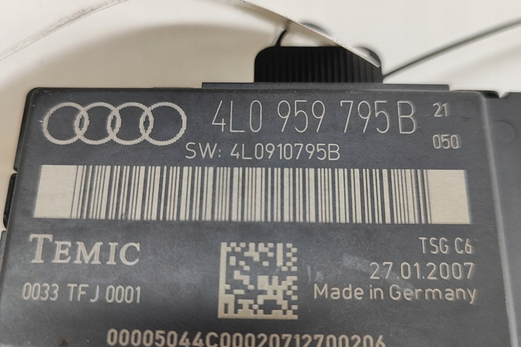 фото №6, Audi q7 4l задні ліва двері блок керуючий 4l0959795b 4l0910795b 3.00