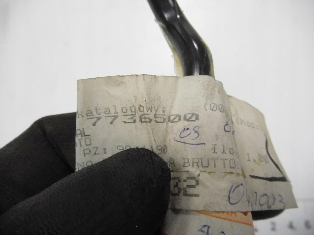 фото №6, Тяга управление педалью газа fiat punto оригинальный номер 7736500