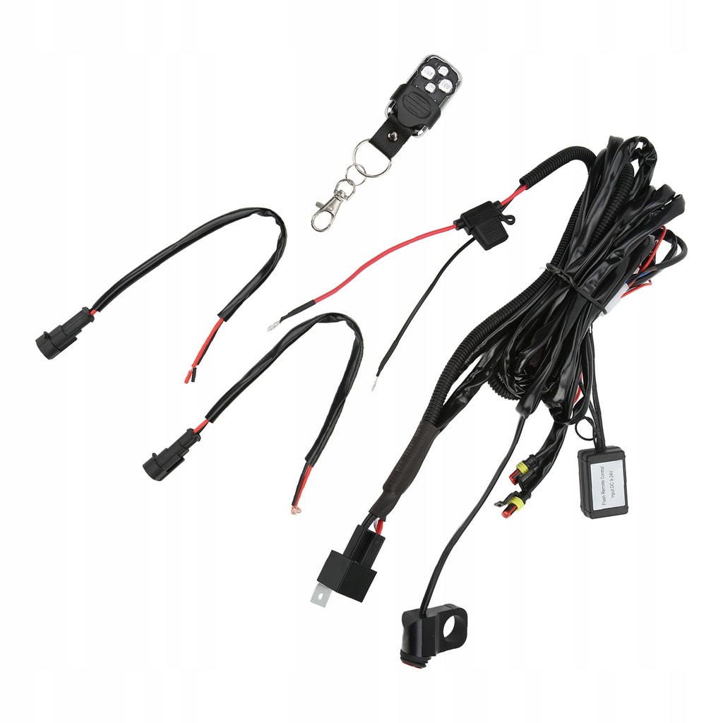 фото №6, Набор проводка led light 12v on off фара фары переключатели