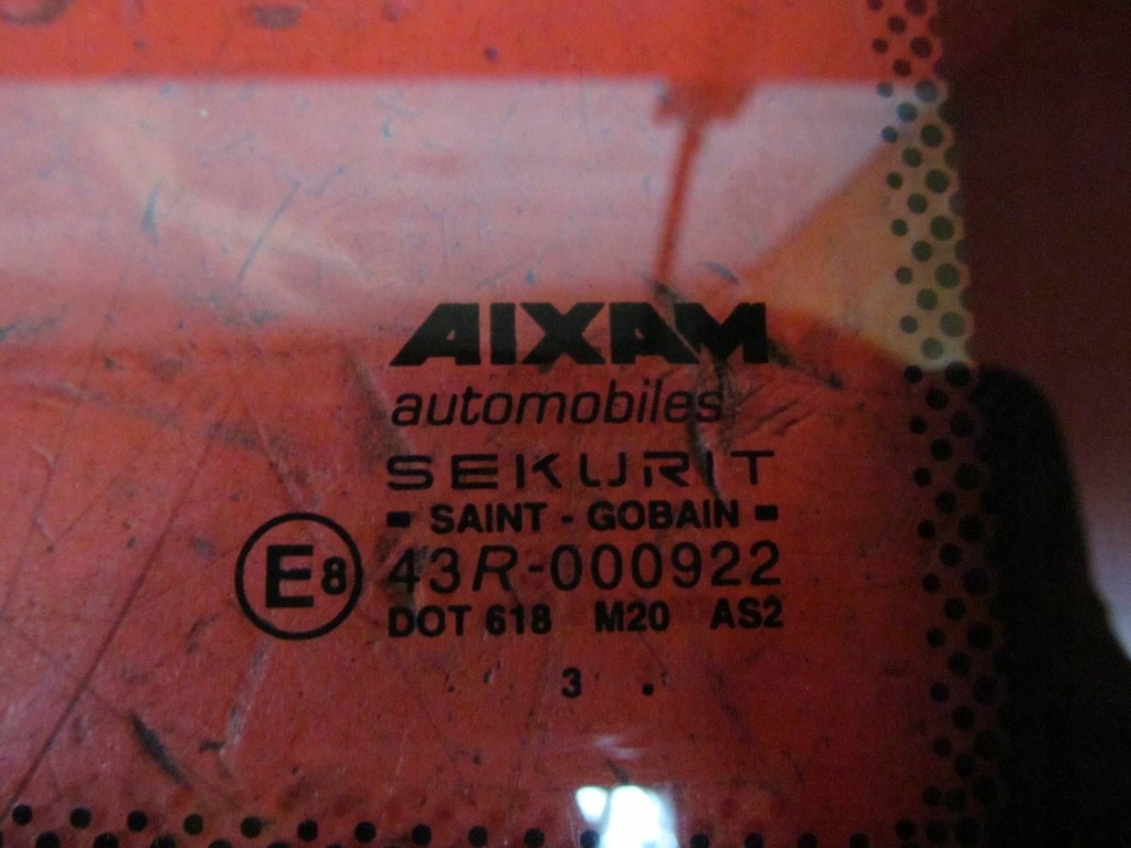 фото №2, Aixam 500-4 500 microcar скло кузовна права задня задня 2003 rok